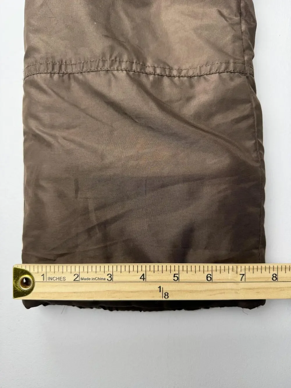 OshKosh B'gosh Snow Ski Pants Girls 8 Brown Insulated Bib Adjustable